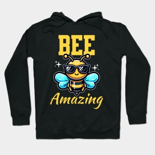 Bee Amazing Funny Honey Bee Hoodie